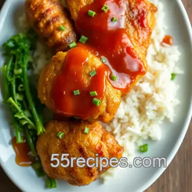 The Ultimate Comfort: Fry Chicken with Sweet Spicy Honey Sauce! Recipe Card
