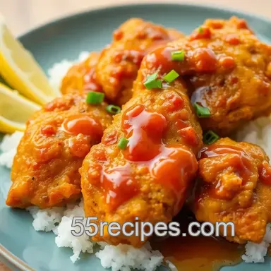 The Ultimate Comfort: Fry Chicken with Sweet Spicy Honey Sauce!