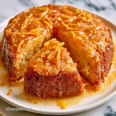 German Orange Sour Cream Cake in 1 Hour Recipe Card