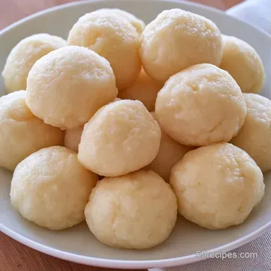 German Potato Dumplings in 50 Minutes Recipe Card