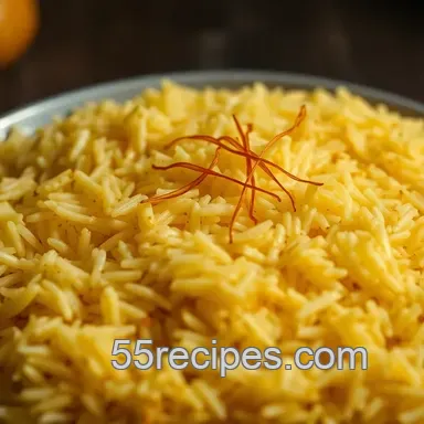 Golden Saffron Basmati Rice: A Fragrant Delight for Any Occasion
