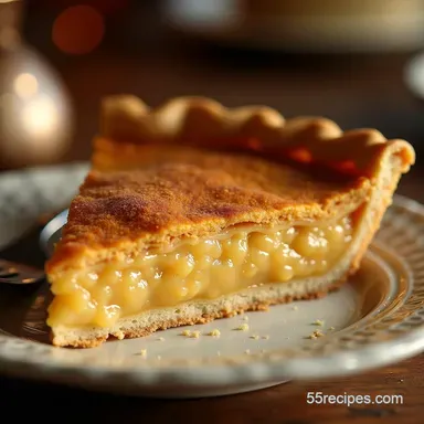 Best Homemade Butterscotch Pie Recipe with Flaky Crust Recipe Card