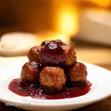 Grape Jelly Meatballs Your Secret Weapon Appetizer Recipe Card