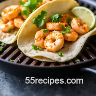My Easy Griddle Garlic Butter Shrimp Tacos Delight: A Family Favorite! Recipe Card