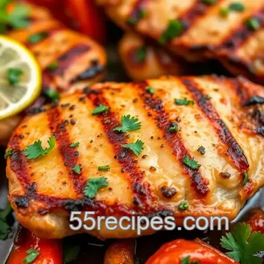Easy & Juicy Grill Chicken with Roasted Peppers in 40 Min: My Fail-Proof Herb Glazed Method