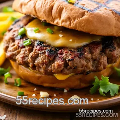 How to Make Grilled Bison Burgers - Juicy & Flavorful for Summer BBQs Recipe Card