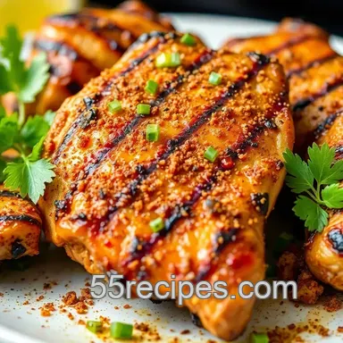 Easy & Juicy Grilled Chicken with Wow Spice Blend Goodness: My Fail-Proof Herb Glazed Method Recipe Card
