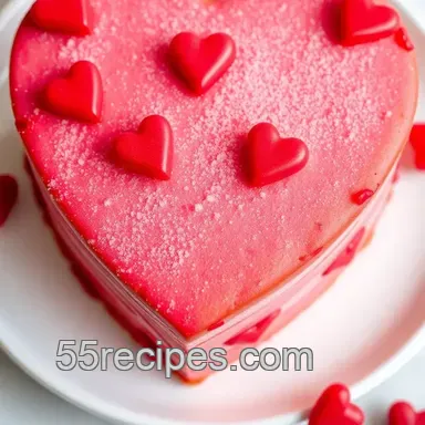 Heart Valentine Day Cake: The Ultimate Delight for Sweethearts! presentation