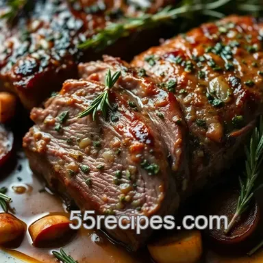 Easy & Juicy Roast Lamb Loin: My Fail-Proof Herb Glazed Method