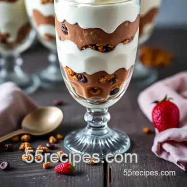 Hobnail Glassware Dessert Parfait presentation