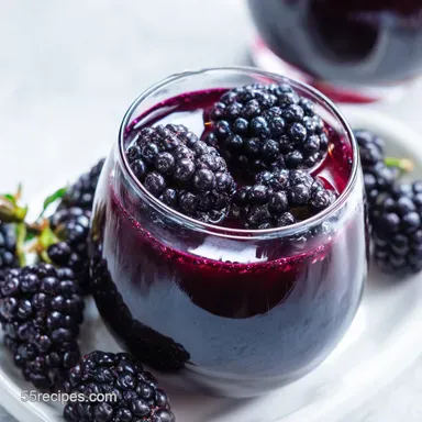 Blackberry Cream with Vodka Recipe Card