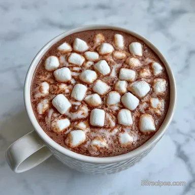 Hot Chocolate with Marshmallows in 15 Min Recipe Card