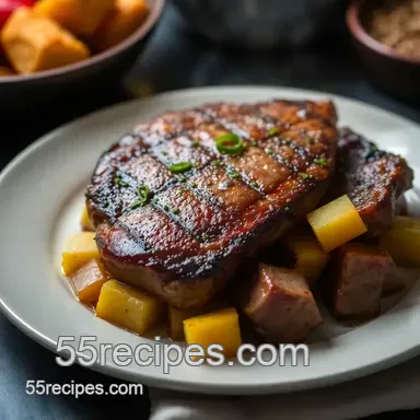 Easy Island-Style houstons hawaiian ribeye recipe: Your Go-To Summer Grilling Delight Recipe Card