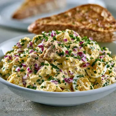 Keto Canned Tuna Salad in 10 Minutes Recipe Card