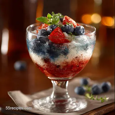 4th of July Cocktails: The Ultimate Layered Red, White Blue Drink Recipe Card