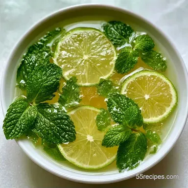 Lime Juice Green Tea Drink in 15 Minutes