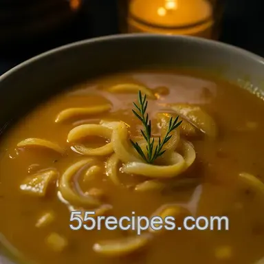 My Favorite Longhorn French Onion Soup Recipe: A Cozy Classic Recipe Card