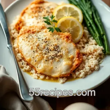 Luscious Lemon Chicken Francese: Italian Comfort on a Plate presentation