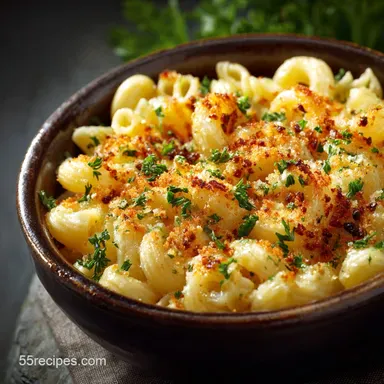 Macaroni Garlic and Oil: Speedy 20-Minute Italian Dinner Recipe Card