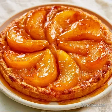 Maple Pear Tarte Tatin with Bosc Pears Recipe Card