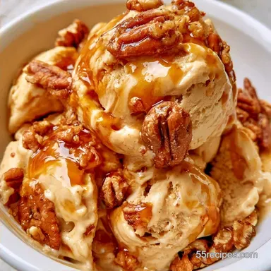Maple Pecan Ice Cream for 8 Servings
