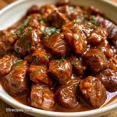 Martha Stewart Savory Fall Stew for 6 Recipe Card