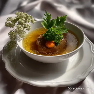 Beef Soup Bones: Silky Collagen Broth Recipe Card