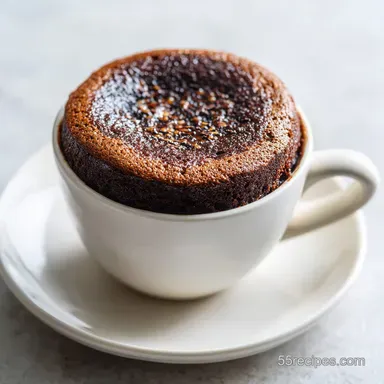 Microwave Coffee Cup Chocolate Cake in 3 Minutes