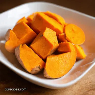 How to Microwave a Sweet Potato My Quick Easy Hack Recipe Card