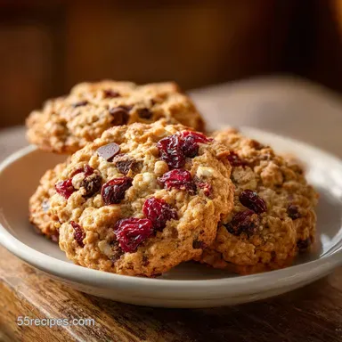 Oatmeal Cranberry Chocolate Cookies in 27 Minutes Recipe Card