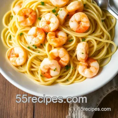 How to Make Old Bay Shrimp and Linguine: An Easy Coastal Delight Recipe Card