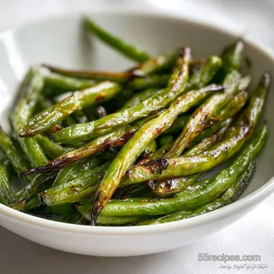 Oven Roasted String Beans in 25 Minutes Recipe Card