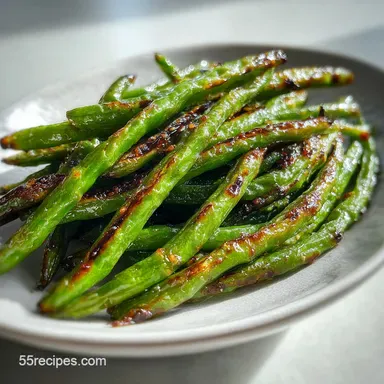 Oven Roasted String Beans in 25 Minutes