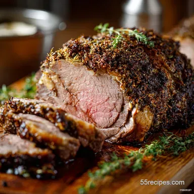 Oven Roast Beef: Foolproof Herb Crust for Tender Sunday Dinner Recipe Card