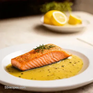 Baked Salmon Fillet Perfection My Lemon Herb Secret Recipe Card