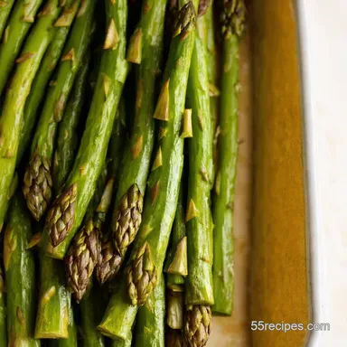 Easy Steamed Asparagus Recipe Perfectly TenderCrisp Recipe Card