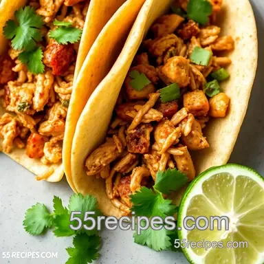 Delicious Quick Chicken Tacos with Healthy Twist: 5 Flavorful Ideas! Recipe Card
