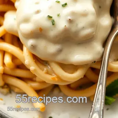 Easy Quick Dairy-Free Alfredo Sauce Delight: Creamy Comfort in 15 Minutes! Recipe Card