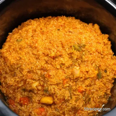 Rice Cooker Jambalayaish Easiest OnePot Dinner Recipe Card