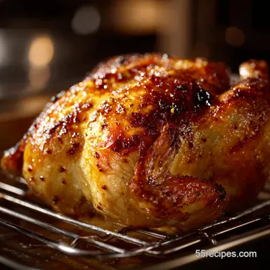 Capon Recipe: Juicy Roast Capon with Perfect Golden, Crispy Skin Recipe Card