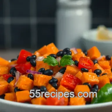 Easy & Flavorful Recipe Sweet Potato Salad with Honey-Lime Dressing