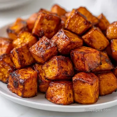 Roasted Sweet Potatoes for 4 Servings Recipe Card