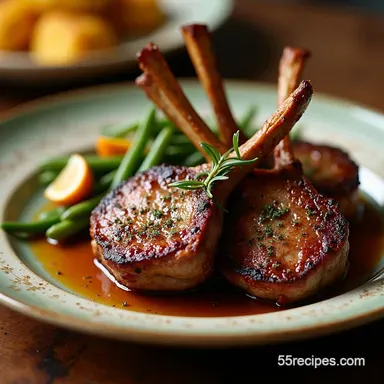 Rustic Lamb Shoulder Chops My Rosemary Garlic Secret Recipe Card