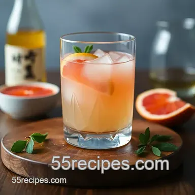 Refreshing Sake Drink Recipes: My Easy Sake Spritz Cocktail Recipe Card
