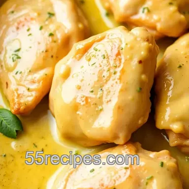 Sautéed Chicken with Creamy Amarillo Sauce: A Flavorful Delight presentation