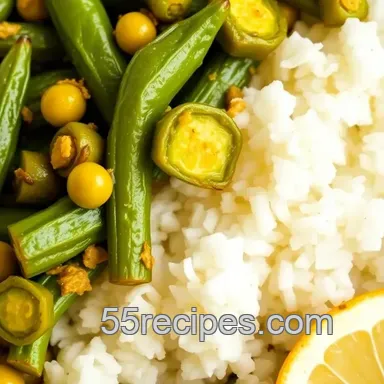 My Family's Favorite Saut&eacute;ed Okra: Zesty Yellow Curry Twist Recipe Recipe Card