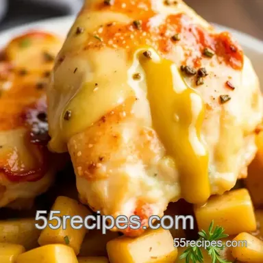 Savory Grey Poupon Dijon Mustard Chicken presentation
