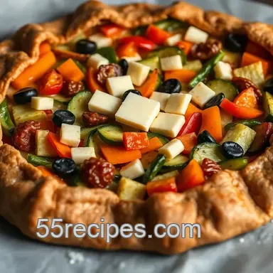Delicious Himalayan Tartary Buckwheat Recipes: Savory Vegetable Galette