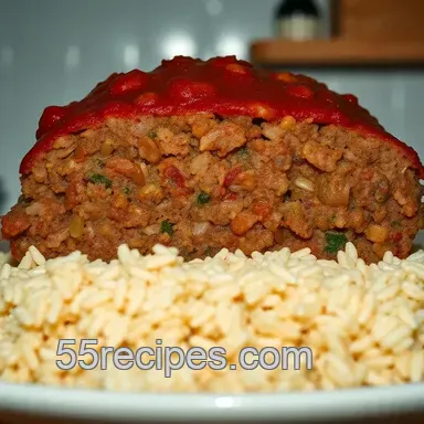 Easy Savory Meatloaf with Rice: A Family Favorite Comfort Dish