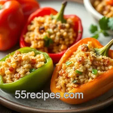 Gluten Free Dairy Free Appetizers: Easy Savory Stuffed Mini Peppers